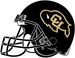 NCAA-Colorado Buffaloes Black Helmet-Right side