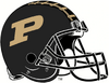 NCAA-Big 10-2016 Purdue Boilermakers Black Helmet