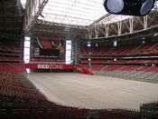 University of Phoenix Stadium no field