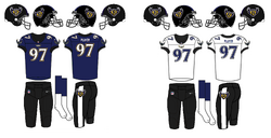 ravens home uniforms