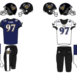 ravens 1996 uniforms