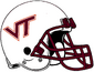 NCAA-ACC-VT Hokies White Helmet