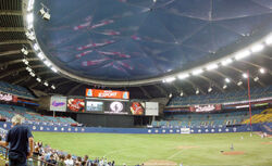 Montreal Olympic Stadium panorama