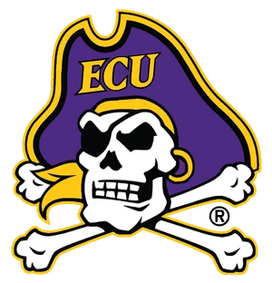 NCAA-AAC-ECU Pirates logo