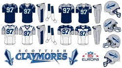 1998-2004-NFLE-Scottish Claymores jerseys