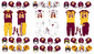 NCAA-MAC-Central Michigan Chippewas Football Uniforms-block numbers
