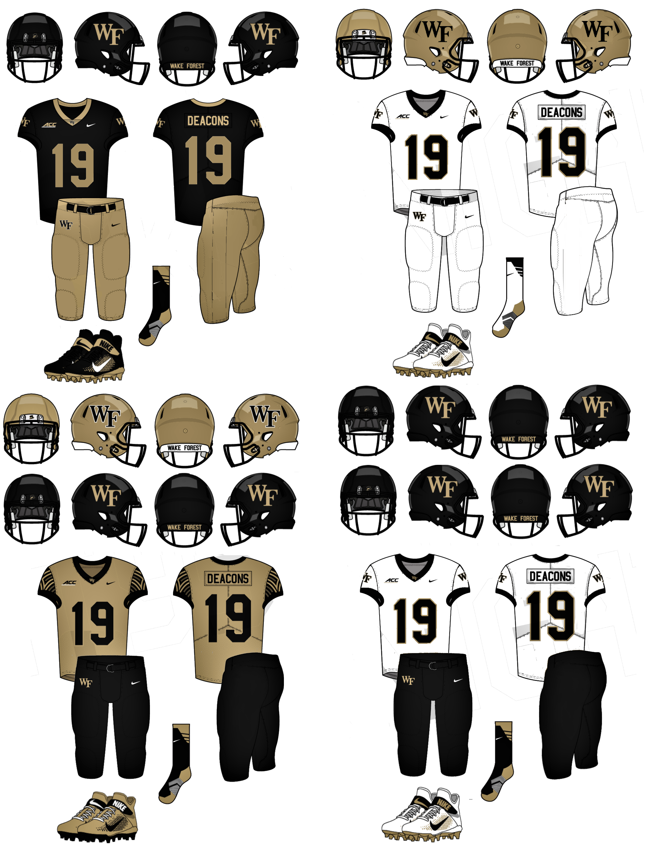 Wake forest football jersey cheap