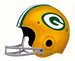 NFL-GB-1961-1979 Packers Retro helmet-Right side