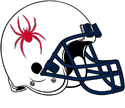NCAA-CAA-Richmond Spiders white football helmet