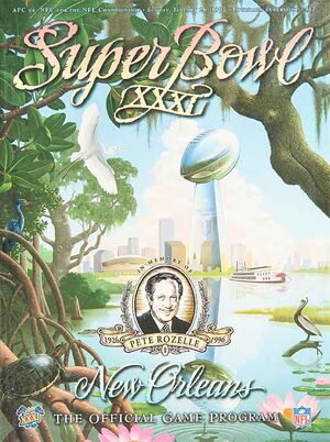 Super Bowl XXXI (New Orleans - The Official Game Program)