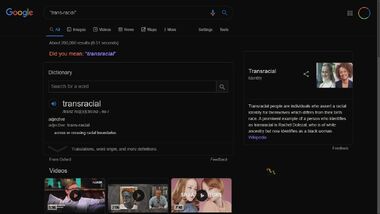 Trans-Racial on Google