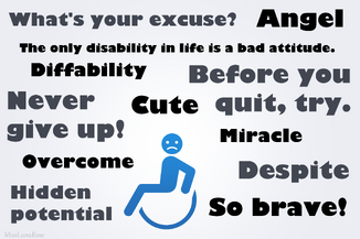 Demeaning stereotypes about disability
