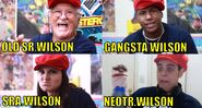 Old Sr. Wilson, Gangsta Wilson, Sra. Wilson, NeoTr. Wilson