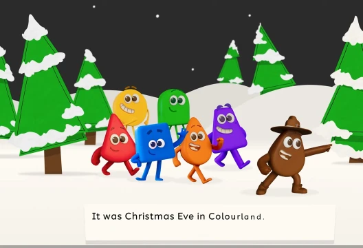 Brown's Exciting Reindeer Story! | Colorblocks Wiki | Fandom