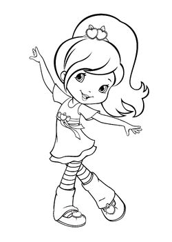 strawberry shortcake berry bitty coloring pages