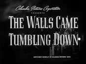 The Walls Came Tumbling Down (1946)