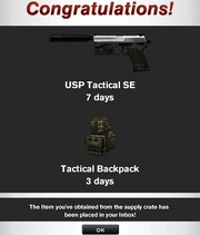 Transport locker reward