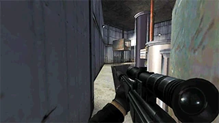 The firing animation of the PSG-1 MOD.