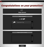 Ranking to Major General (old version)