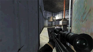 The scoping animation of the PSG-1 MOD.