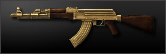 ak 47 gold plated