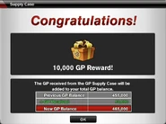 10,000 GP reward from a Silver Case.