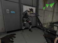 BushMaster.png (848 KB) A female character holding the pistol