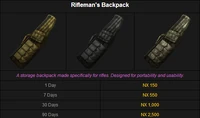 Rifleman's Backpack