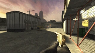 The firing animation of The Golden Gun.