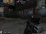 A player using the Lifetaker hack in Quarantine Regen. Note the player getting 'Infected' is the same person