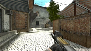 The sprinting animation of the P90TR.