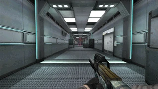 The firing animation of the P90TR SE.