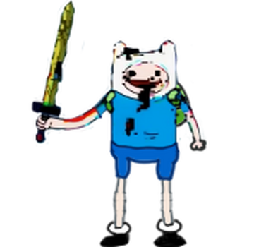 Corrupted Finn The Human - Pibby: Apocalypse by Pokendereltaun on