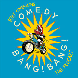 The Comedy Bang! Bang! logo.