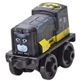 SDCC 2015 Thomas the Train set Batman (black suit)