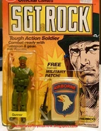 Remco Action Figure Sgt. Rock: Gunner in package