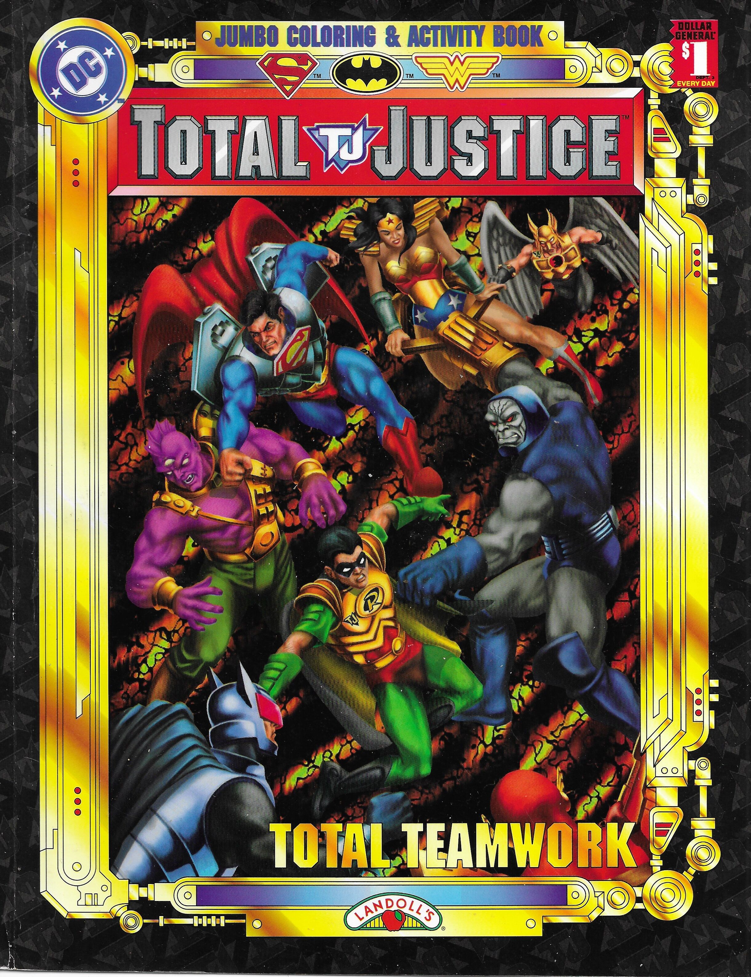 DC COMICS Coloring Books: Total Justice, Comic books in the media Wiki