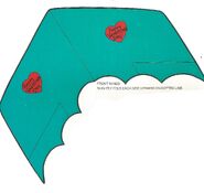 Super Friends Valentines Batplane front wings