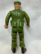 Remco Action Figure Sgt. Rock: Gunner back