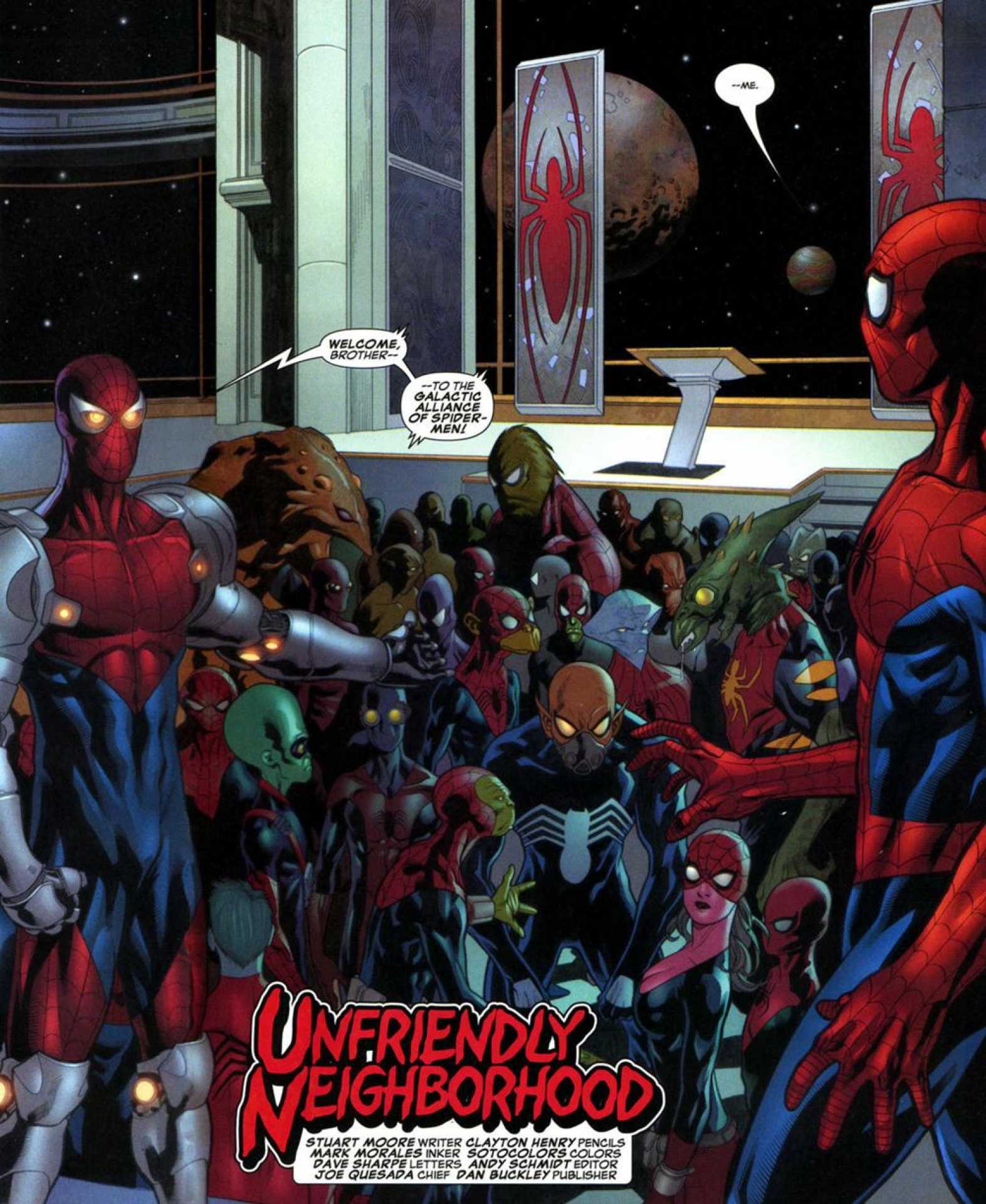 MARVEL COMICS: Spider-Man Cinematic Universe (Galactic Alliance of