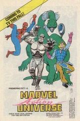 80's Marvel Action Universe ad