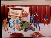 1983 Hardee's Marvel Comics 3-D Theatre kids meal TV commercial