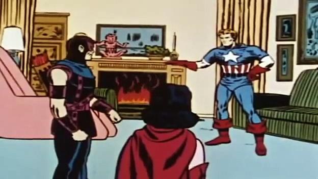 1966 The Marvel Super Heroes: Captain America 1966 (ep 9 Bitter Taste Of  Defeat) | Comic books in the media Wiki | Fandom