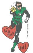 Super Friends Valentine Card Green Lantern 1