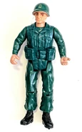 Remco Action Figure Sgt. Rock loose front