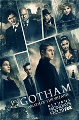 Gotham wrath of the villains poster