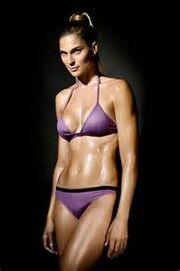 Volleyball player Gabrielle Reece as she-hulk