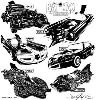 DC Comics: Batmobiles
