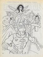 Total Justice Coloring Book 02 Justice League