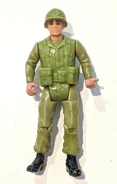 Remco Action Figure Sgt. Rock: Marksman loose front